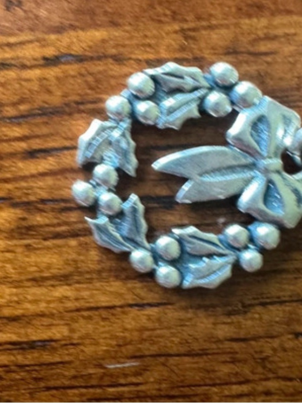 James Avery Silver Holiday Wreath Bracelet Charm